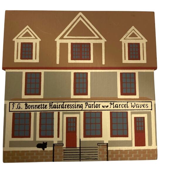 1989 The Cat’s Meow Series VII Lot of 5 Buildings –signed by Faline - Picture 3 of 7